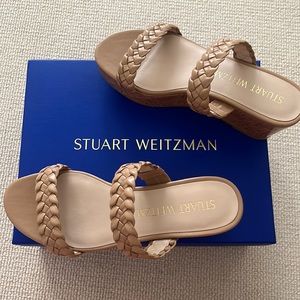 Never worn Stewart weitzman nude wedges